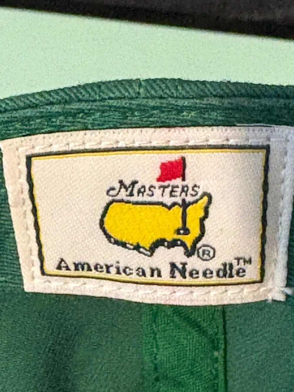 Masters 2011 Augusta Golf Hat American Needle Green Adjustable Strap Cap